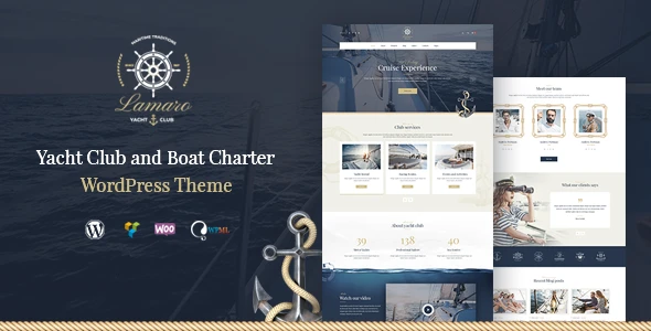 Lamaro – Yacht Club and Rental Boat Service WordPress Theme